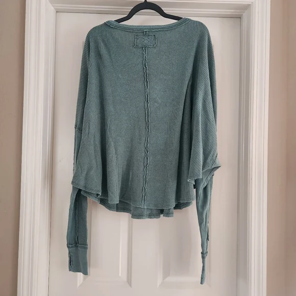 We The Free Waffle Knit Long Sleeve Size Small - Picture 2 of 7